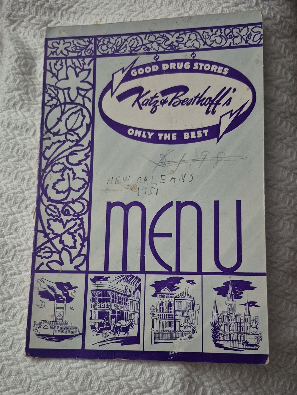 Purple Menu - Home Kitchen Decorative Print
